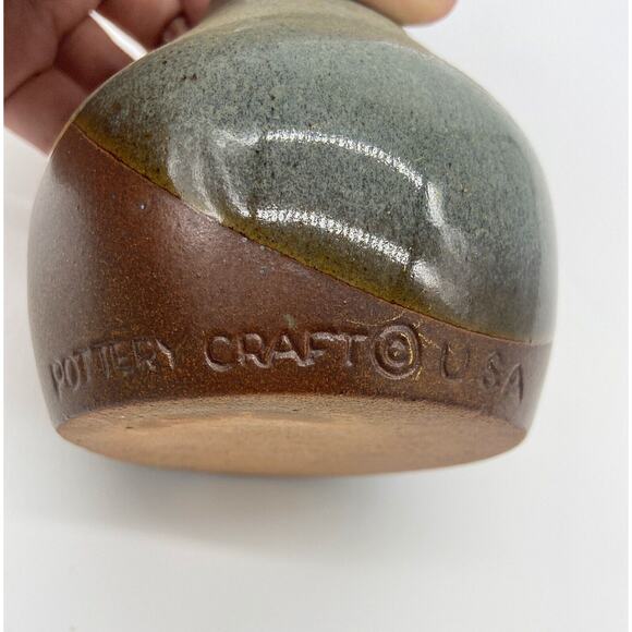 Vintage Pottery Craft USA Bud Vase, circa 1970s MCM - Picture 6 of 8